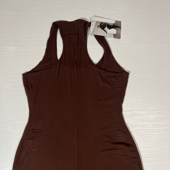 Naked Wardrobe Back in the Race Bodysuit Womens XLarge Brown - Picture 10 of 13